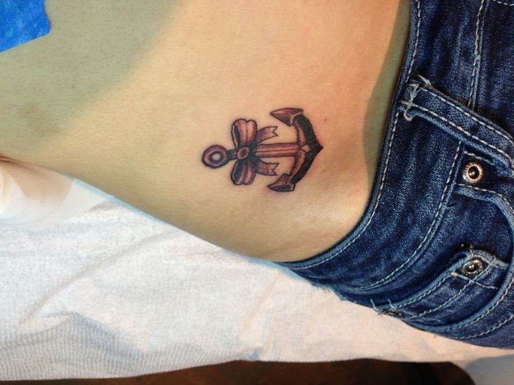  anchor tattoos hip