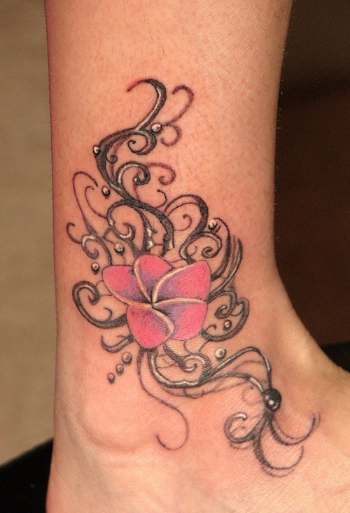  flower tattoos ankle