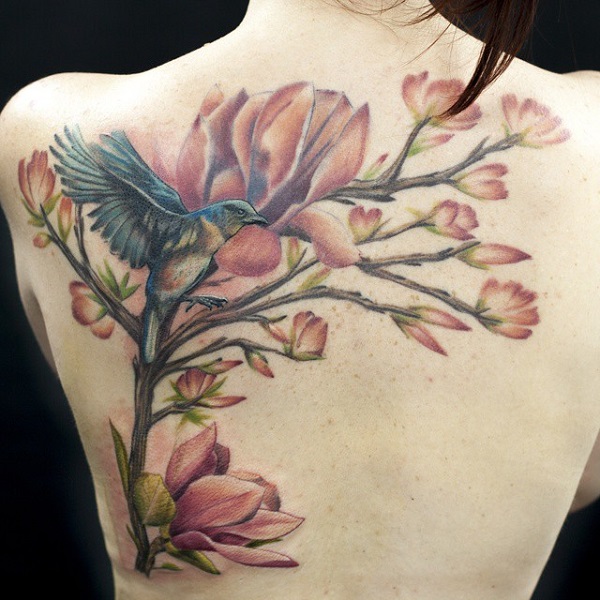  magnolia tree tattoos