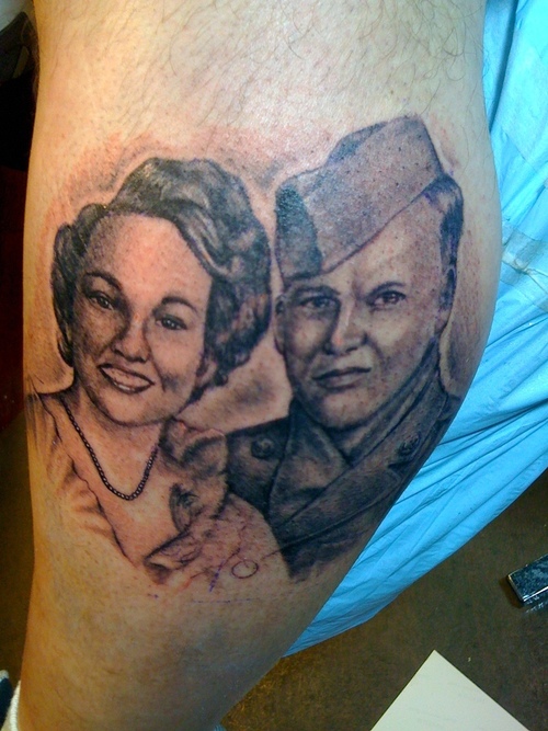  army couple tattoos