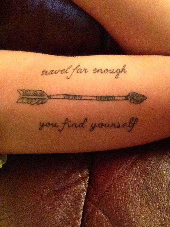  arrow tattoo quote