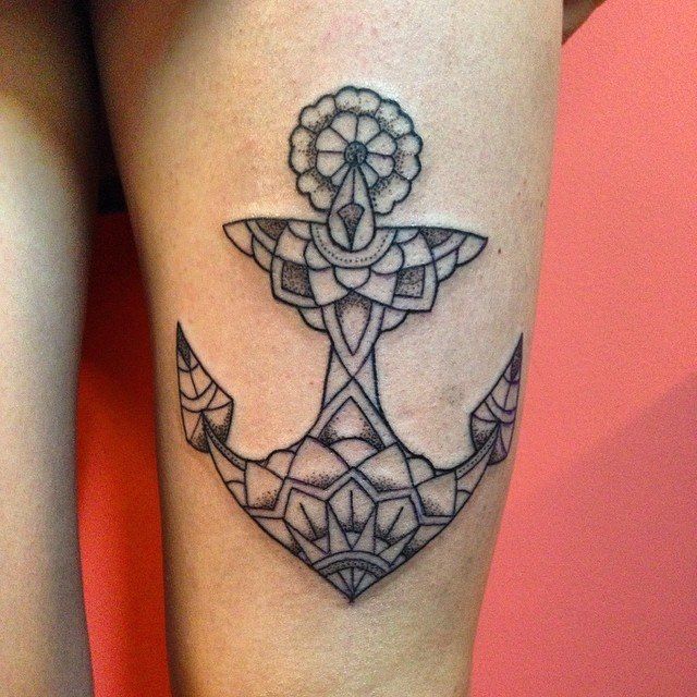  mandala anchor tattoos