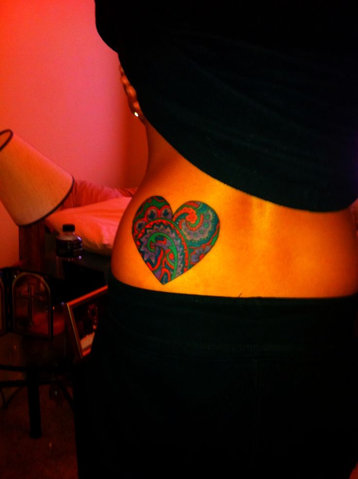  paisley heart tattoos