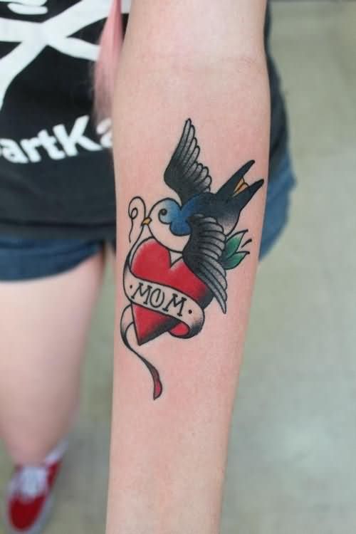 bird tattoos mom
