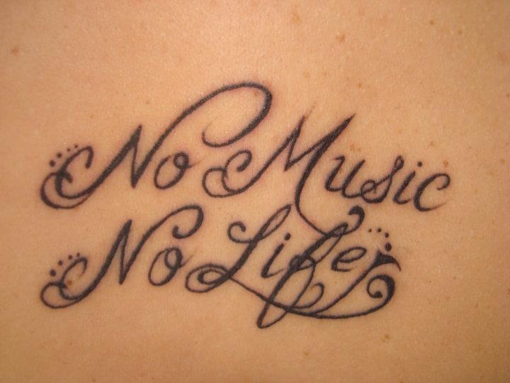  music tattoos life