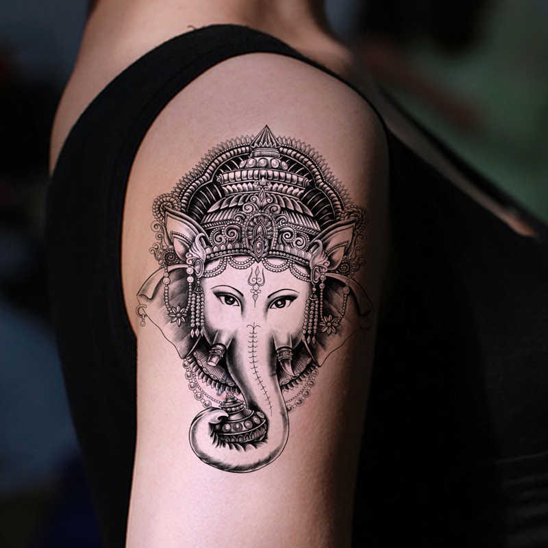  indian elephant tattoo
