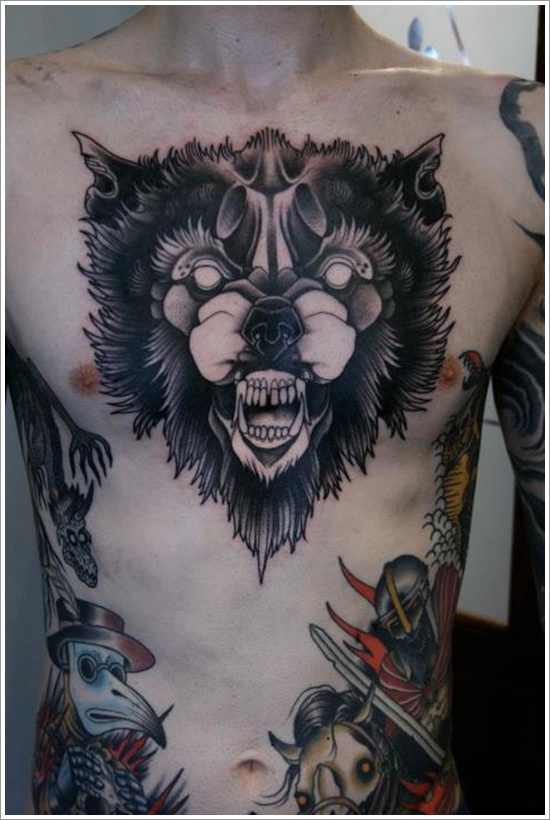  traditional tattoos wolves