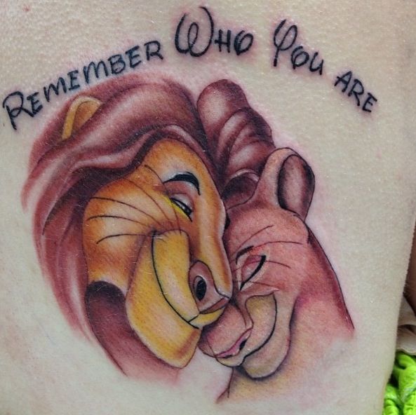  disney tattoos lion king