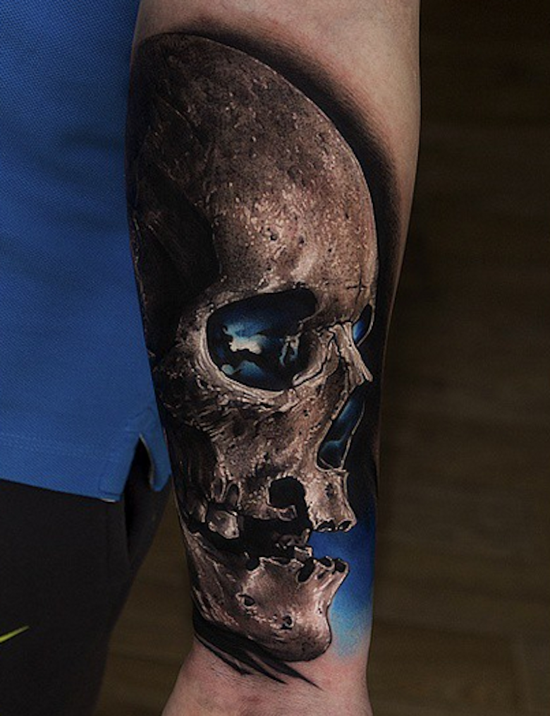  realistic skull tattoos