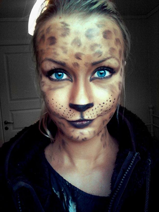 leopard-halloween-makeup