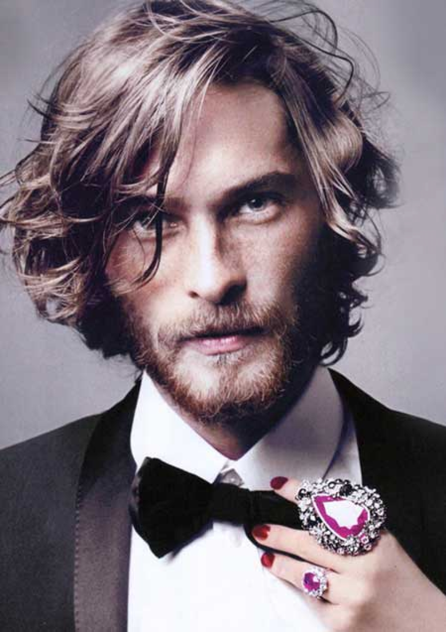 Curly Long Hair Mens Style - Curly Hair Style