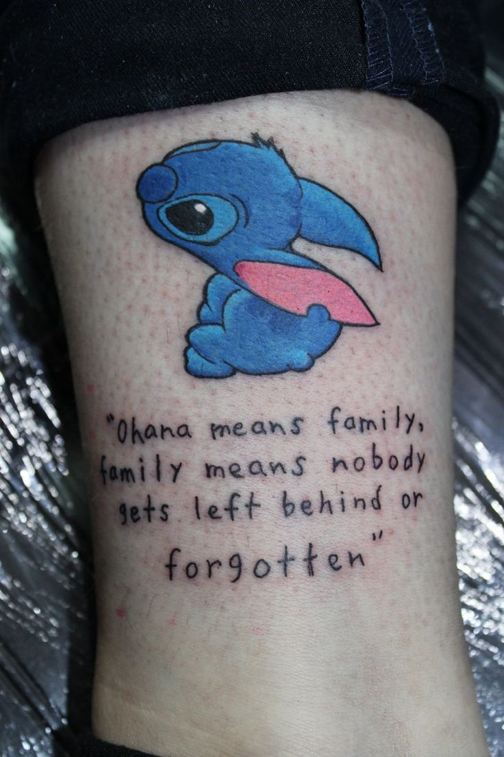 disney tattoos stitch