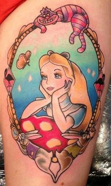  disney tattoos alice