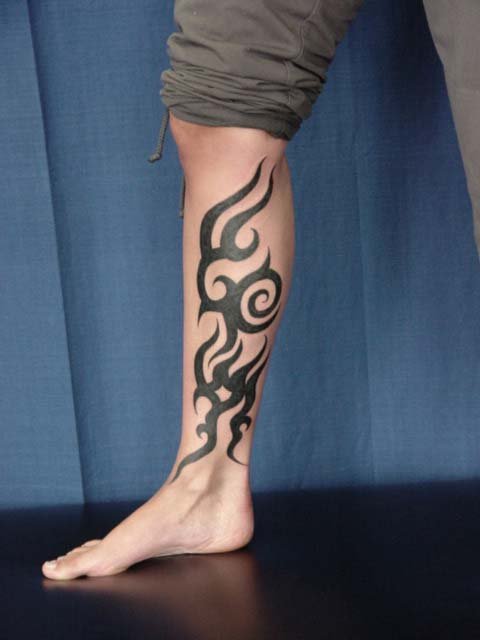  tribal tattoos leg