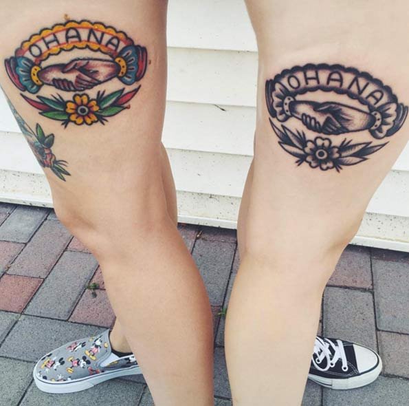  sister disney tattoos