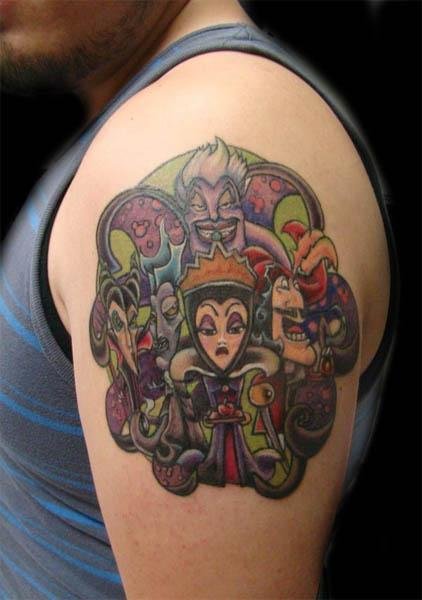  disney tattoos villians