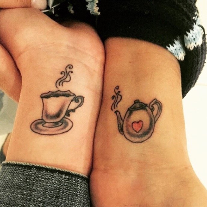 mother daughter disney tattoos