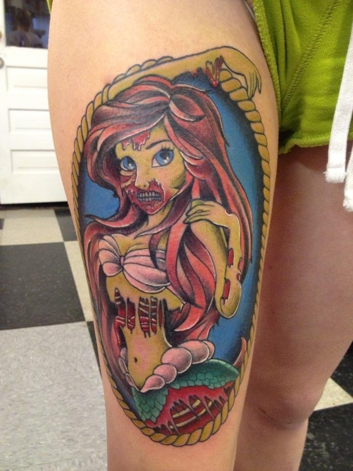  disney tattoos ariel