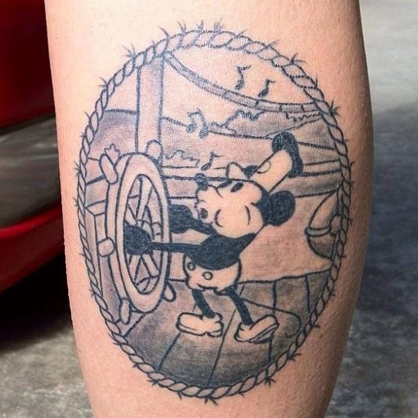 vintage disney tattoos