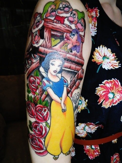 disney tattoos sleeve