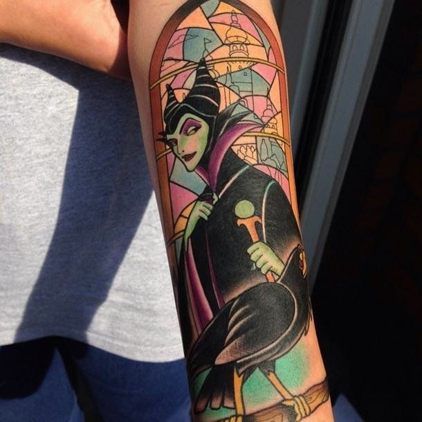  disney tattoos maleficent