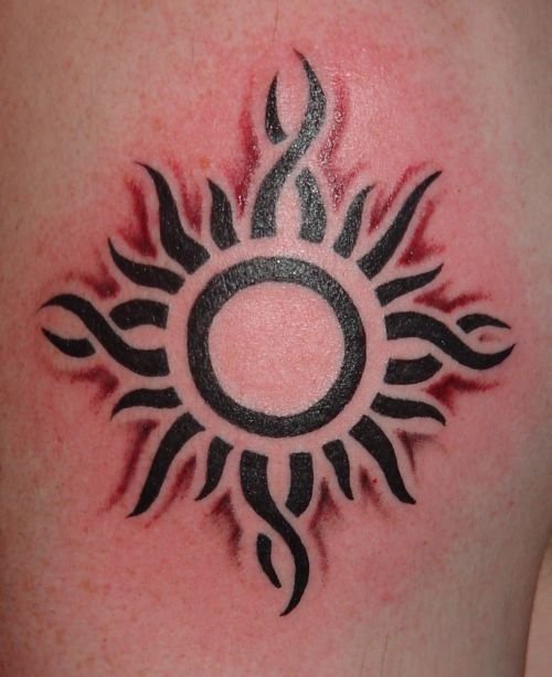  tribal tattoos sun