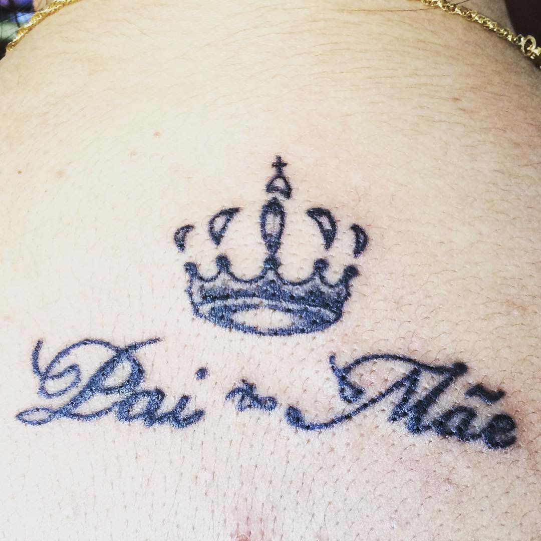girly crown tattoos