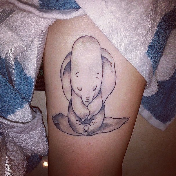  disney tattoos dumbo