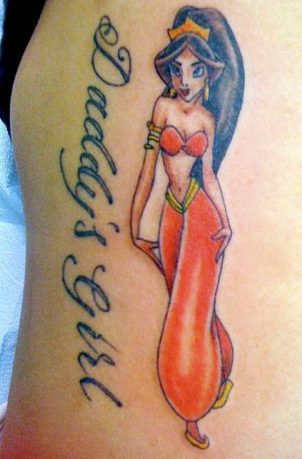  disney tattoos jasmine