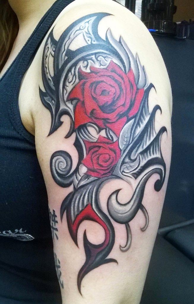  tribal tattoos rose