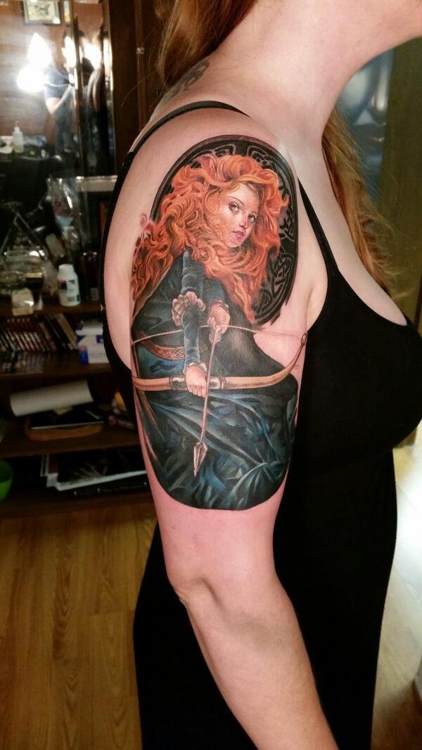  disney tattoos brave