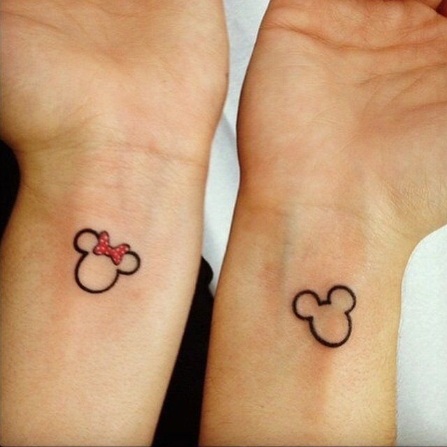  couples disney tattoos